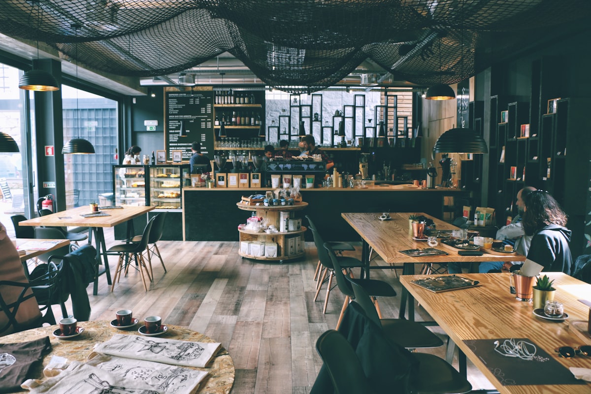 QuiLab kafe iç mekânı